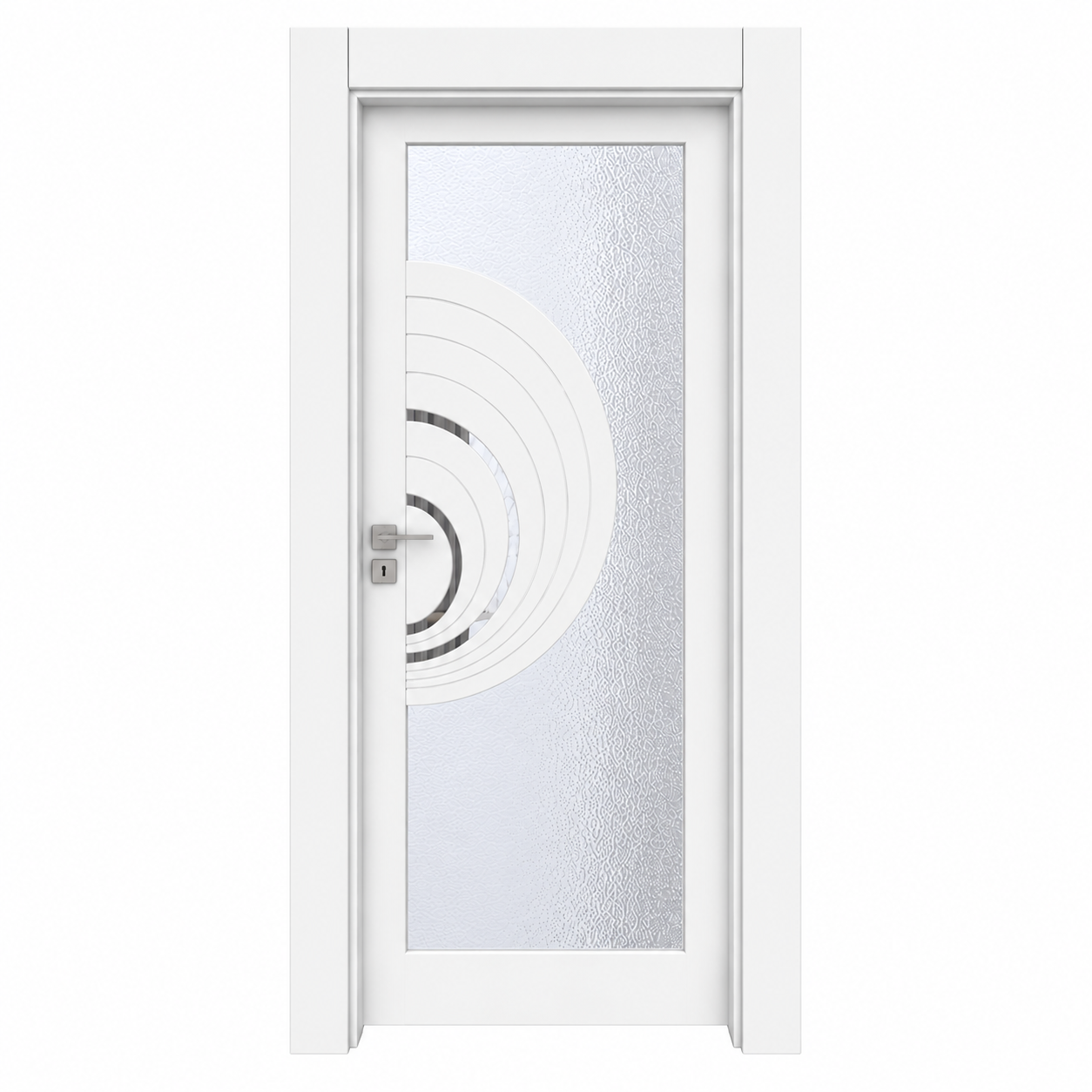 BY-6005V Porte intérieure Laqué Vitrée